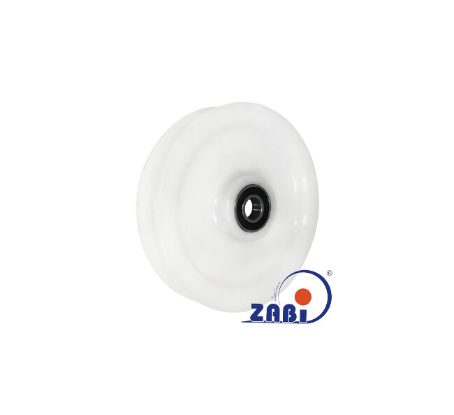 Rolki tworzywowe i metalowe, Rolki tworzywowe poliamidowe, Tworzywowe profilowane na linkę z łożyskiem o symbolu C150/20Ł/15