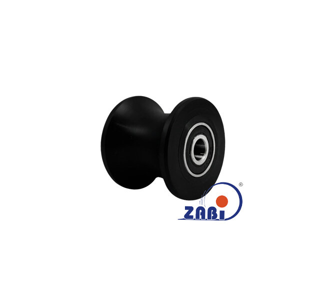 Ролики пластиковые и металлические, Ролики нейлоновые (полиамидные), Пластиковые профилированные под шпагат с подшипником с обозначением C60-50/12Ł