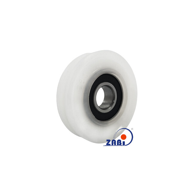 Ролики пластиковые и металлические, Ролики нейлоновые (полиамидные), Пластиковые профилированные под шпагат с подшипником с обозначением C60/6Ł/15