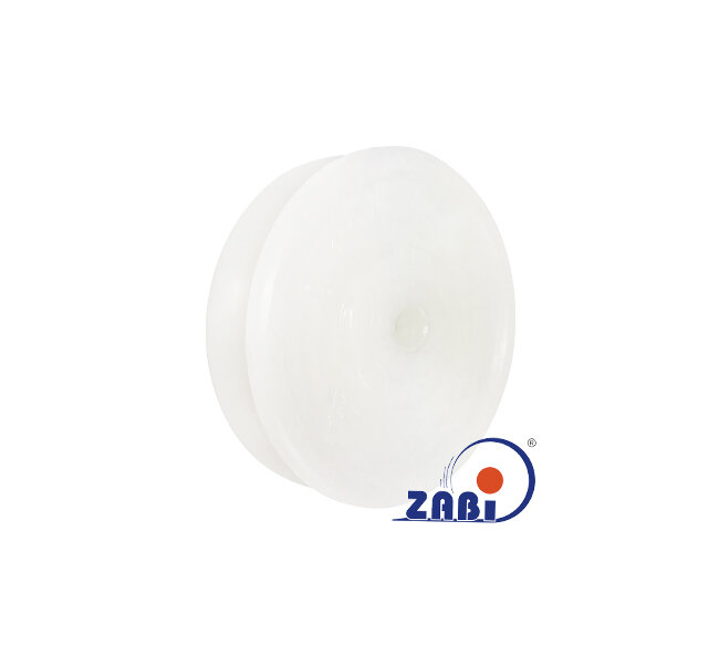 Rolki tworzywowe i metalowe, Rolki tworzywowe poliamidowe, Tworzywowe profilowane na linkę bez łożysk o symbolu C100/14