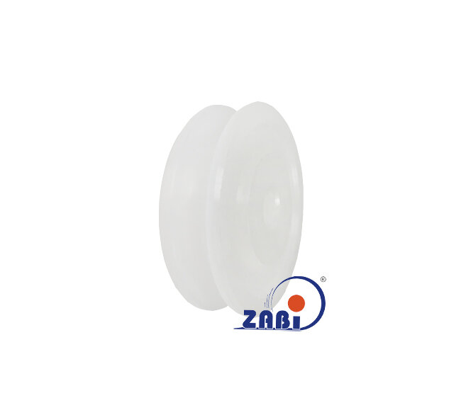 Ролики пластиковые и металлические, Ролики нейлоновые (полиамидные), Пластиковые профилированные под шпагат без подшипника с обозначением C52/8/8