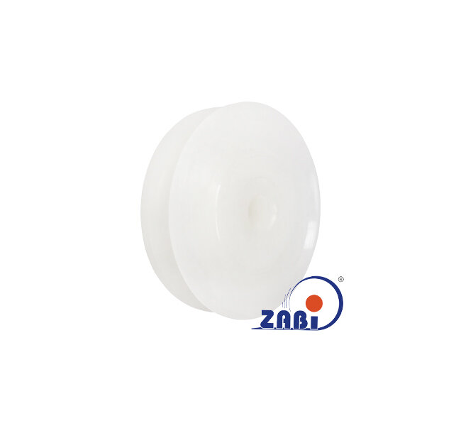 Ролики пластиковые и металлические, Ролики нейлоновые (полиамидные), Пластиковые профилированные под шпагат без подшипника с обозначением C60/5