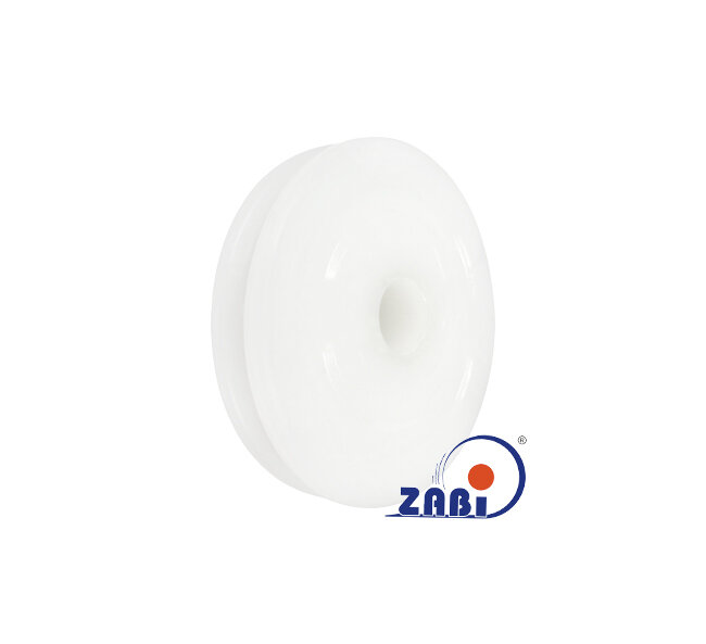 Rolki tworzywowe i metalowe, Rolki tworzywowe poliamidowe, Tworzywowe profilowane na linkę bez łożysk o symbolu C80/6/16