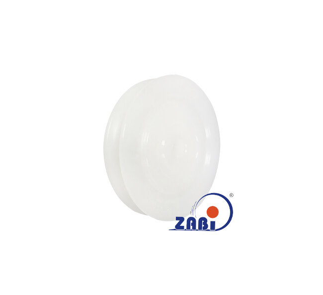 Rolki tworzywowe i metalowe, Rolki tworzywowe poliamidowe, Tworzywowe profilowane na linkę bez łożysk o symbolu C80/8