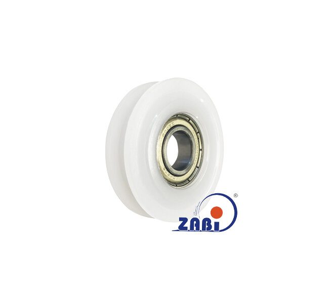 Ролики пластиковые и металлические, Ролики нейлоновые (полиамидные), Пластиковые профилированные с подшипником с обозначением C56/7Ł/15