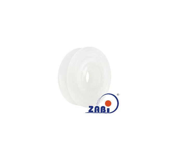 Ролики пластиковые и металлические, Ролики нейлоновые (полиамидные), Пластиковые профилированные без подшипника с обозначением C41/3/12,5