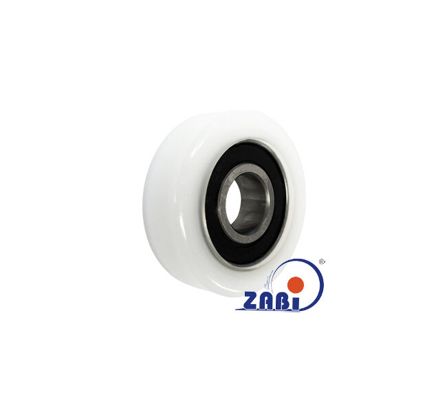 Ролики пластиковые и металлические, Ролики нейлоновые (полиамидные), Пластиковые к воротам с подшипником с обозначением R-48