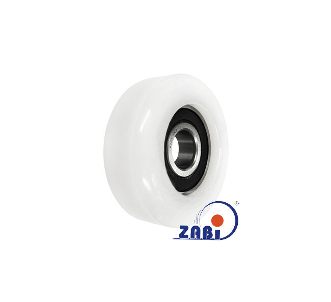 Ролики пластиковые и металлические, Ролики нейлоновые (полиамидные), Пластиковые к воротам с подшипником с обозначением R-81