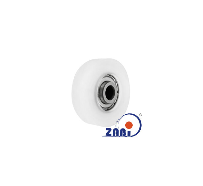 Ролики пластиковые и металлические, Ролики нейлоновые (полиамидные), Пластиковые простые с подшипником с обозначением R-32-10-9/6