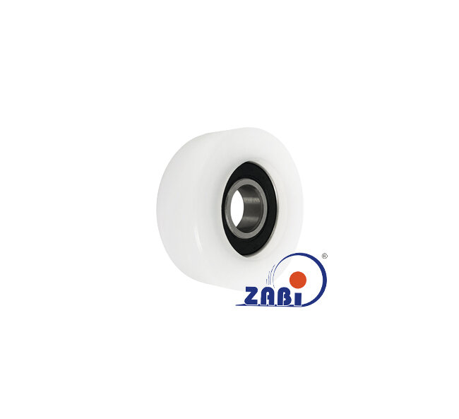 Ролики пластиковые и металлические, Ролики нейлоновые (полиамидные), Пластиковые простые с подшипником с обозначением R-43