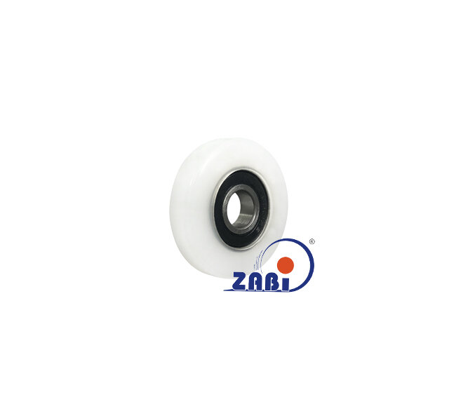 Ролики пластиковые и металлические, Ролики нейлоновые (полиамидные), Пластиковые простые с подшипником с обозначением R-46