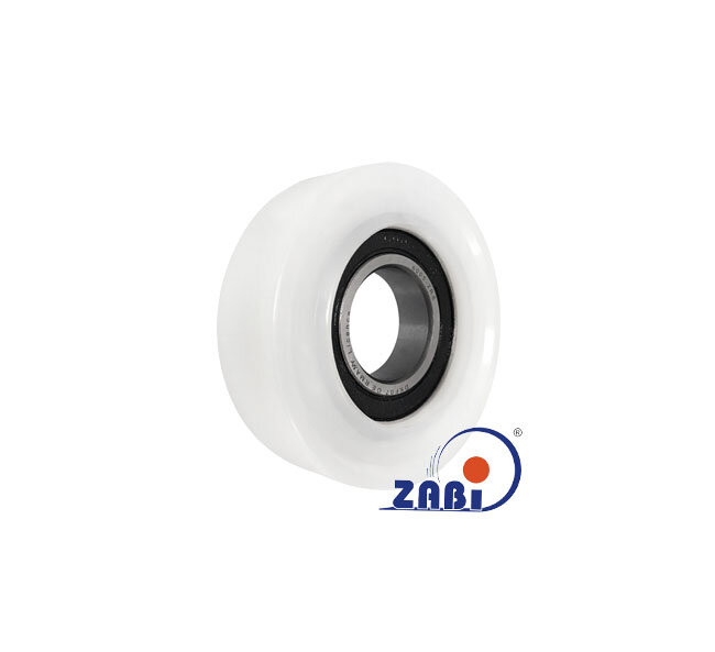 Rolki tworzywowe i metalowe, Rolki tworzywowe poliamidowe, Tworzywowe proste z łożyskiem o symbolu R-70-20/25