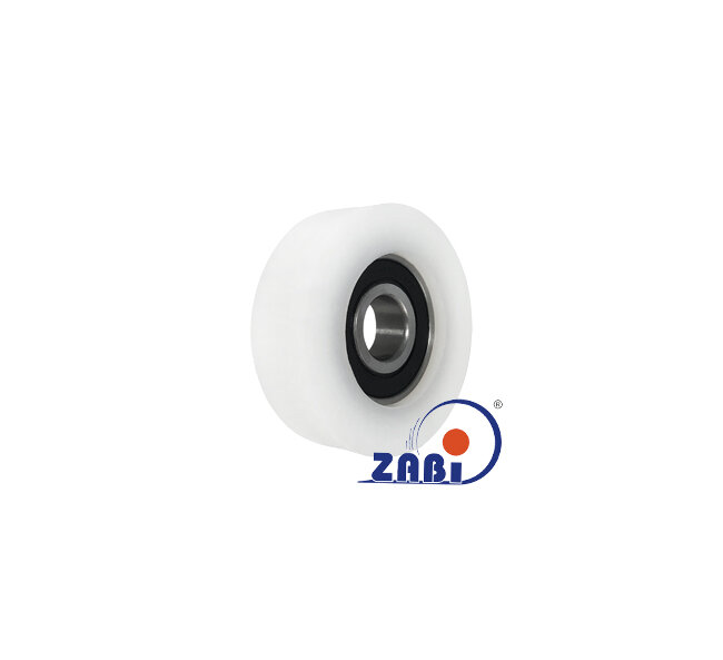 Ролики пластиковые и металлические, Ролики нейлоновые (полиамидные), Пластиковые простые с подшипником с обозначением R-80-25/20