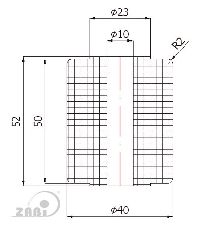 Ролики пластиковые и металлические, Ролики нейлоновые (полиамидные), Пластиковые простые без подшипника с обозначением RB-40