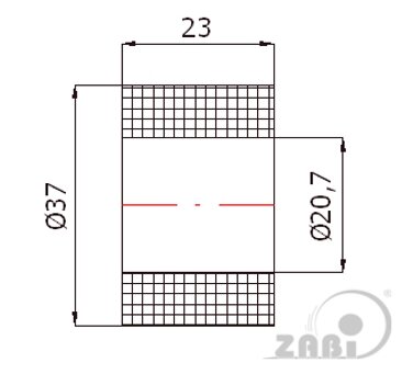 Ролики пластиковые и металлические, Ролики нейлоновые (полиамидные), Пластиковые простые без подшипника с обозначением TD400