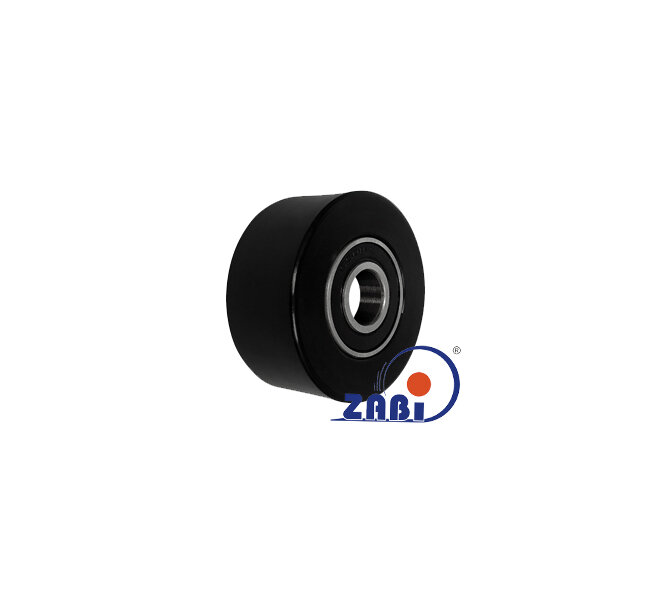 Ролики пластиковые и металлические, Ролики нейлоновые (полиамидные), Пластиковые двойные с подшипником с обозначением R-48-22/12