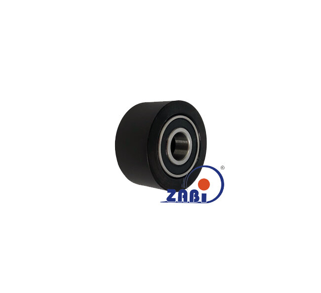 Ролики пластиковые и металлические, Ролики нейлоновые (полиамидные), Пластиковые двойные с подшипником с обозначением R-50-26/17