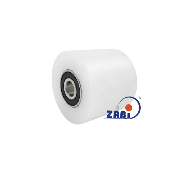 Rolki tworzywowe i metalowe, Rolki tworzywowe poliamidowe, Tworzywowe podwójnie łożyskowane o symbolu R-60-50/12