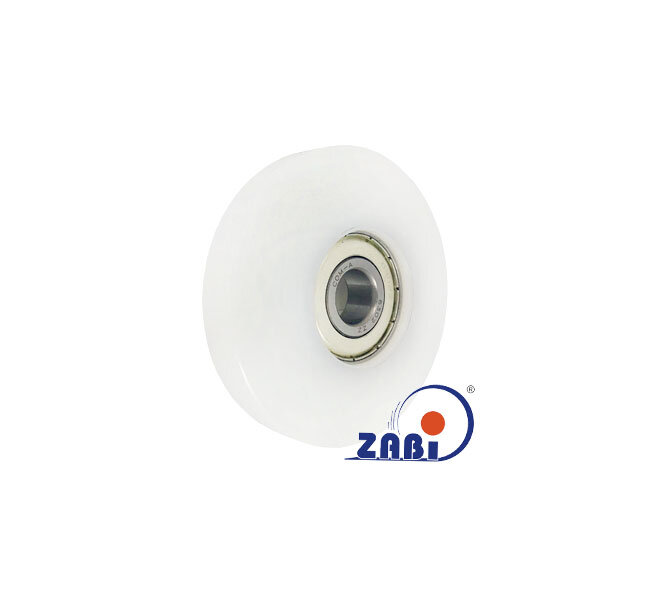 Ролики пластиковые и металлические, Ролики нейлоновые (полиамидные), Пластиковые простые с подшипником с обозначением R-85-20-12,5/15