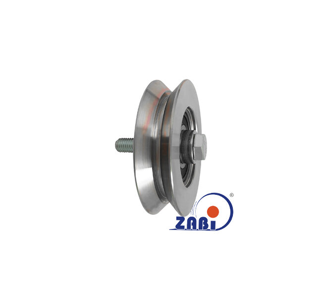Rolki tworzywowe i metalowe, Rolki metalowe, Do bram na kątownik o symbolu RJK-89-22