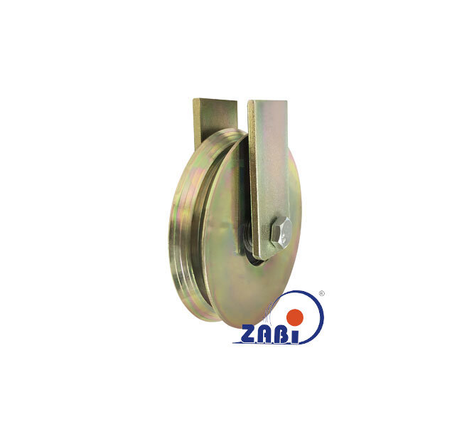 Ролики пластиковые и металлические, Ролики металлические, Для ворот к уголку с креплением с обозначением RJKM-117-22