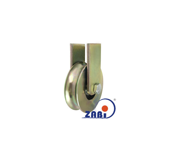 Ролики пластиковые и металлические, Ролики металлические, Для ворот к трубе с креплением с обозначением RJRM-89-26