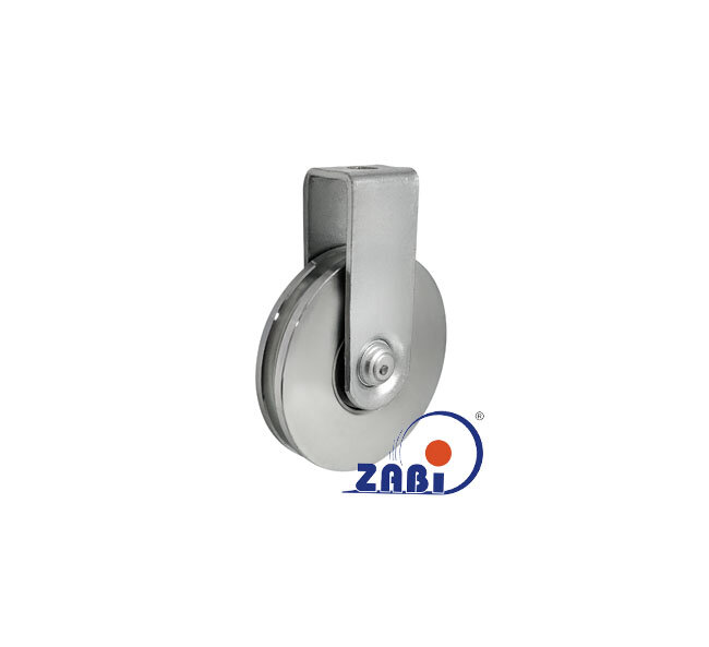 Ролики пластиковые и металлические, Ролики металлические, Профилированные под шпагат с подшипником и креплением с обозначением CMM79/6Ł