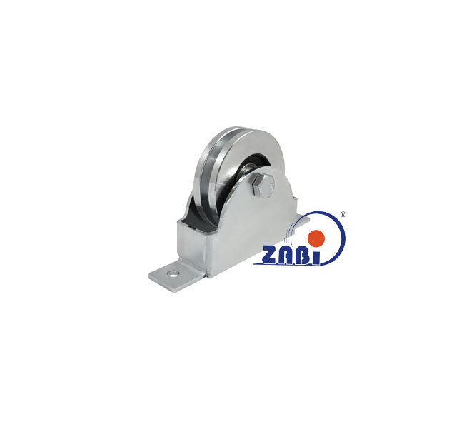 Rolki tworzywowe i metalowe, Rolki metalowe, Do bram na płaskownik o symbolu RJPO-79-22