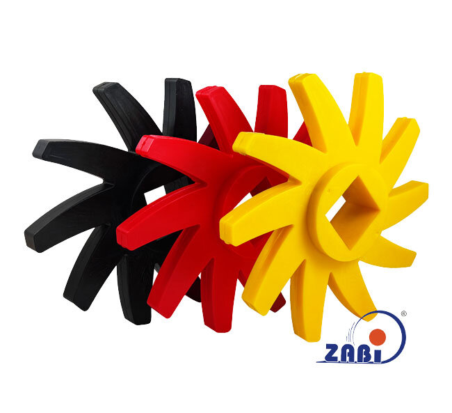 , Kunststoff- und Metallrollen, Siebstern aus Polyurethan für Sternsieb mit dem Symbol GP-250/50