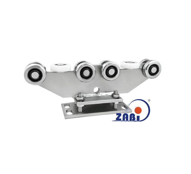 Wózki i akcesoria do bram, Wózki do bram przesuwnych, Do profili 70x70 ścianka 4mm o symbolu R-10M-70