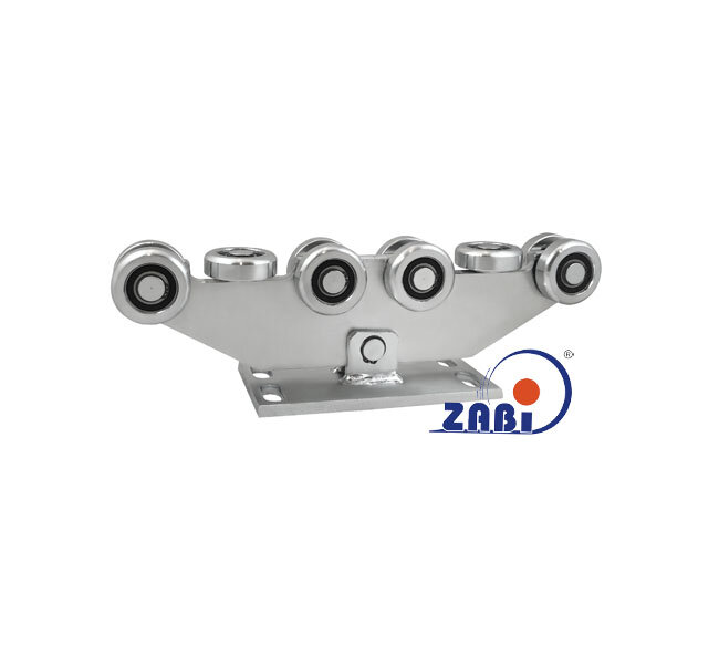 Wózki i akcesoria do bram, Wózki do bram przesuwnych, Do profili 70x70 ścianka 4mm o symbolu W-10MM-70