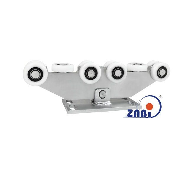 Wózki i akcesoria do bram, Wózki do bram przesuwnych, Do profili 70x70 ścianka 4mm o symbolu W-10T-70