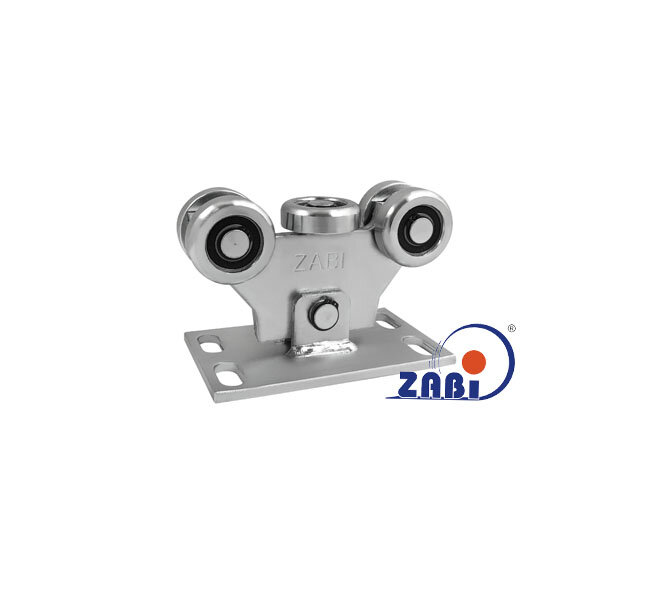 Wózki i akcesoria do bram, Wózki do bram przesuwnych, Do profili 70x70 ścianka 4mm o symbolu W-5MM-70M