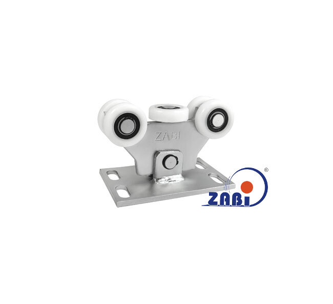 Wózki i akcesoria do bram, Wózki do bram przesuwnych, Do profili 70x70 ścianka 4mm o symbolu W-5T-70M