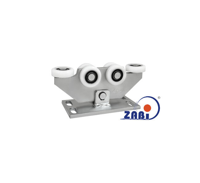 Wózki i akcesoria do bram, Wózki do bram przesuwnych, Do profili 70x70 ścianka 4mm o symbolu W-6T-70