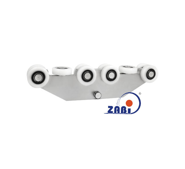 Wózki i akcesoria do bram, Wózki do bram przesuwnych, Do profili 70x70 ścianka 4mm o symbolu WG-10T-70