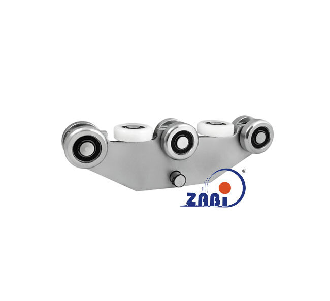 Wózki i akcesoria do bram, Wózki do bram przesuwnych, Do profili 70x70 ścianka 4mm o symbolu WG-8M-70