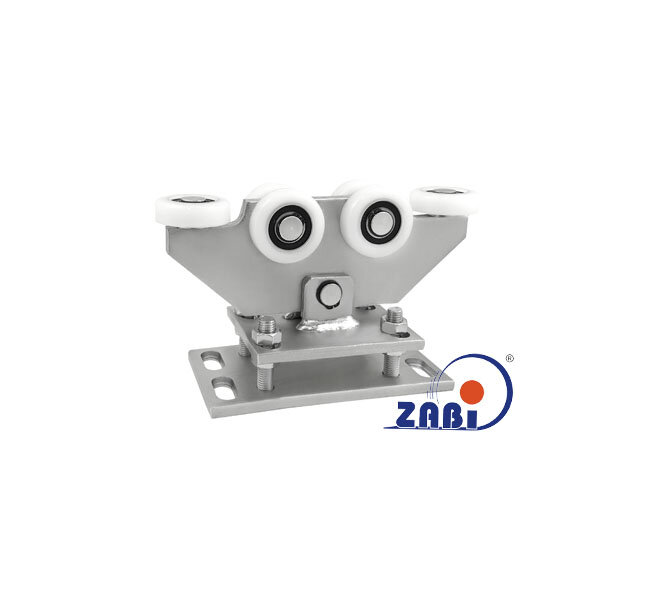 Wózki i akcesoria do bram, Wózki do bram przesuwnych, Do profili 70x70 ścianka 4mm o symbolu WR-6T-70