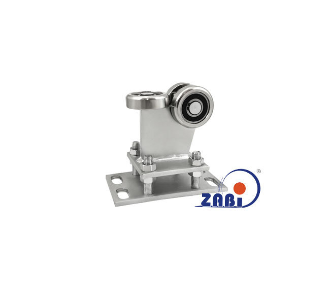 Wózki i akcesoria do bram, Wózki do bram przesuwnych, Do profili 80x80 ścianka 4mm o symbolu R-3MM-80M/4