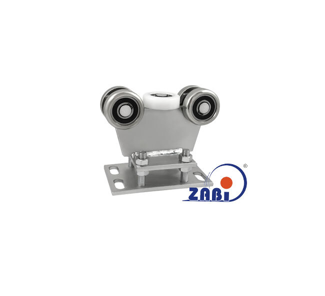 Wózki i akcesoria do bram, Wózki do bram przesuwnych, Do profili 80x80 ścianka 5mm o symbolu R-5M-80M