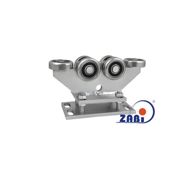 Wózki i akcesoria do bram, Wózki do bram przesuwnych, Do profili 80x80 ścianka 4mm o symbolu R-6MM-80/4