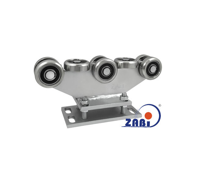 Ролики для откатных ворот, Каретки для откатных воро, Для профиля 80х80 стенка 4мм с обозначением R-8MM-80/4