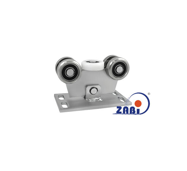 Wózki i akcesoria do bram, Wózki do bram przesuwnych, Do profili 80x80 ścianka 4mm o symbolu W-5M-80/4