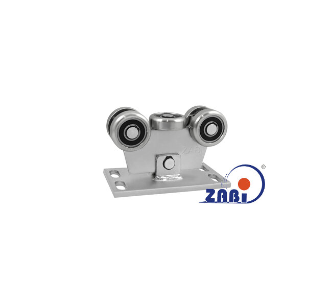 Wózki i akcesoria do bram, Wózki do bram przesuwnych, Do profili 80x80 ścianka 5mm o symbolu W-5MM-80