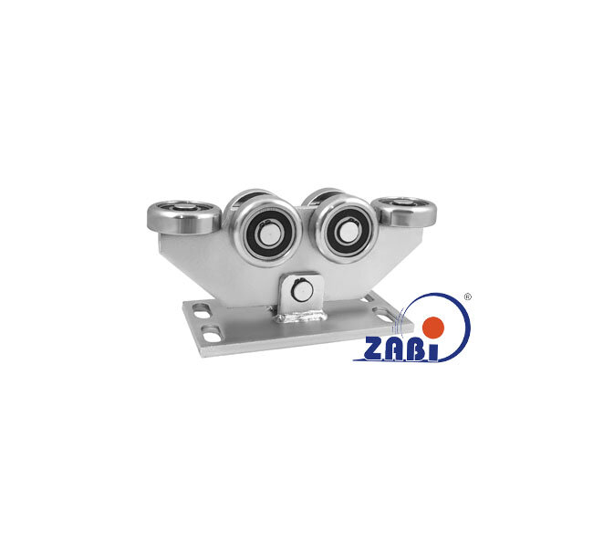 Ролики для откатных ворот, Каретки для откатных воро, Для профиля 80х80 стенка 4мм с обозначением W-6MM-80/4