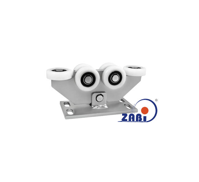 Ролики для откатных ворот, Каретки для откатных воро, Для профиля 80х80 стенка 4мм с обозначением W-6T-80/4