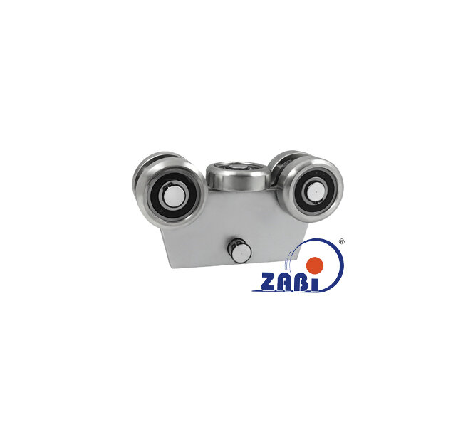 Wózki i akcesoria do bram, Wózki do bram przesuwnych, Do profili 80x80 ścianka 4mm o symbolu WG-5MM-80/4