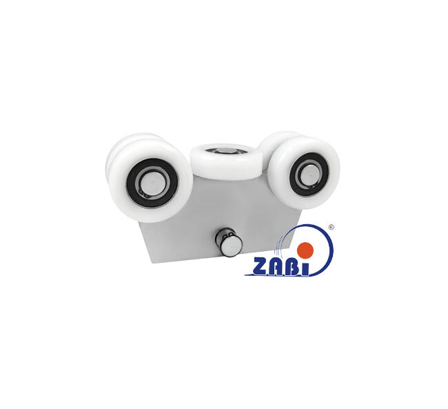 Wózki i akcesoria do bram, Wózki do bram przesuwnych, Do profili 80x80 ścianka 4mm o symbolu WG-5T-80/4