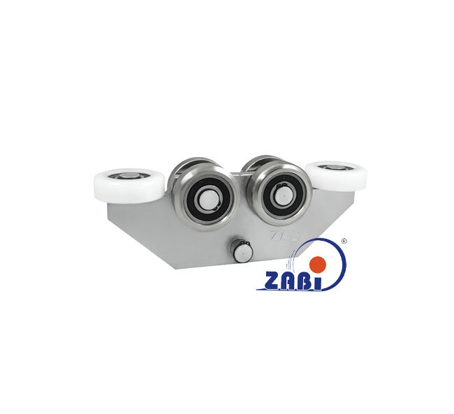 Wózki i akcesoria do bram, Wózki do bram przesuwnych, Do profili 80x80 ścianka 4mm o symbolu WG-6M-80/4