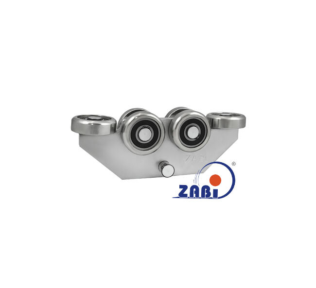 Wózki i akcesoria do bram, Wózki do bram przesuwnych, Do profili 80x80 ścianka 5mm o symbolu WG-6MM-80